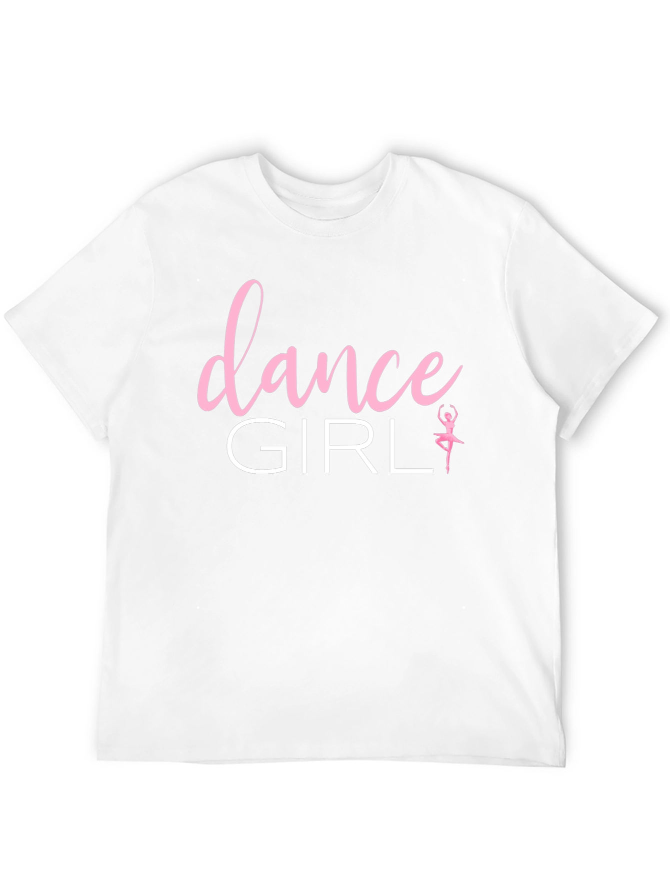 Dance Girl Graphic Tee - Black Cotton T-Shirt