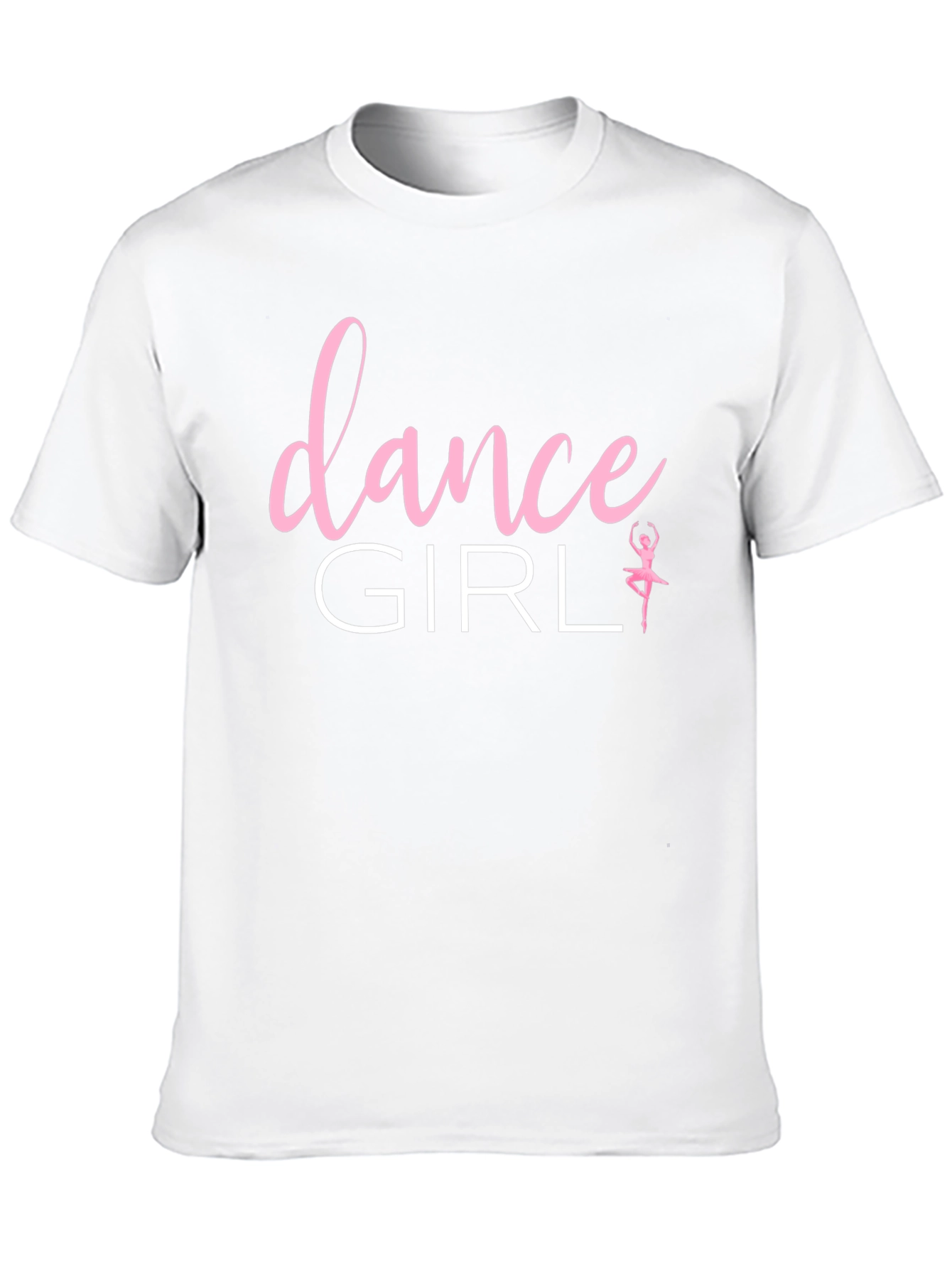 Dance Girl Graphic Tee - Black Cotton T-Shirt