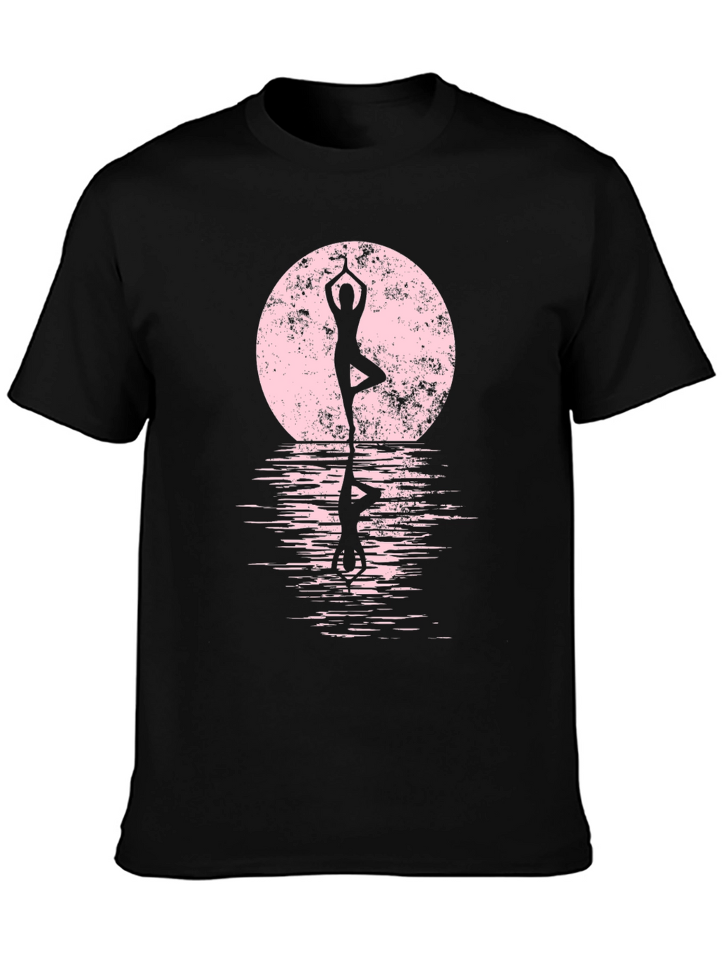 Yoga Moon T-Shirt - Silhouette Graphic Tee