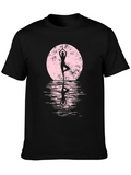 Yoga Moon T-Shirt - Silhouette Graphic Tee