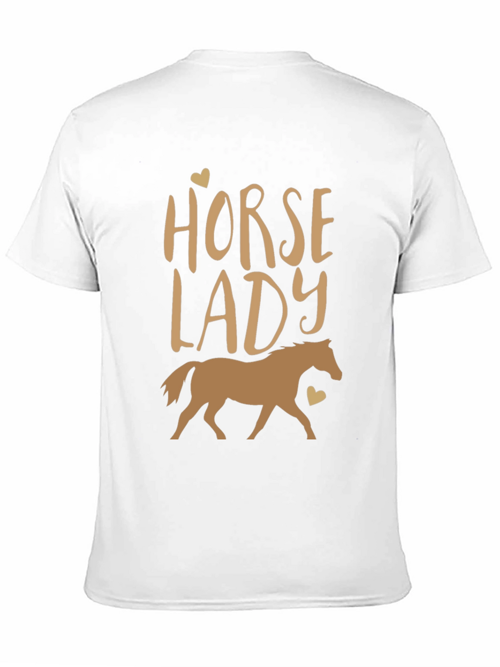 Horse Lady Graphic Tee - Equestrian Style Shirt