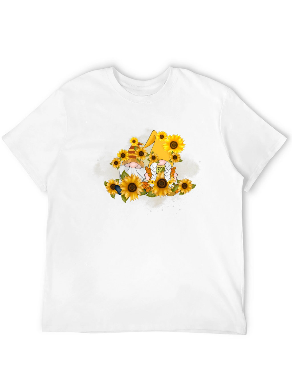 Sunflower Gnomes T-Shirt - Unique Graphic Tee