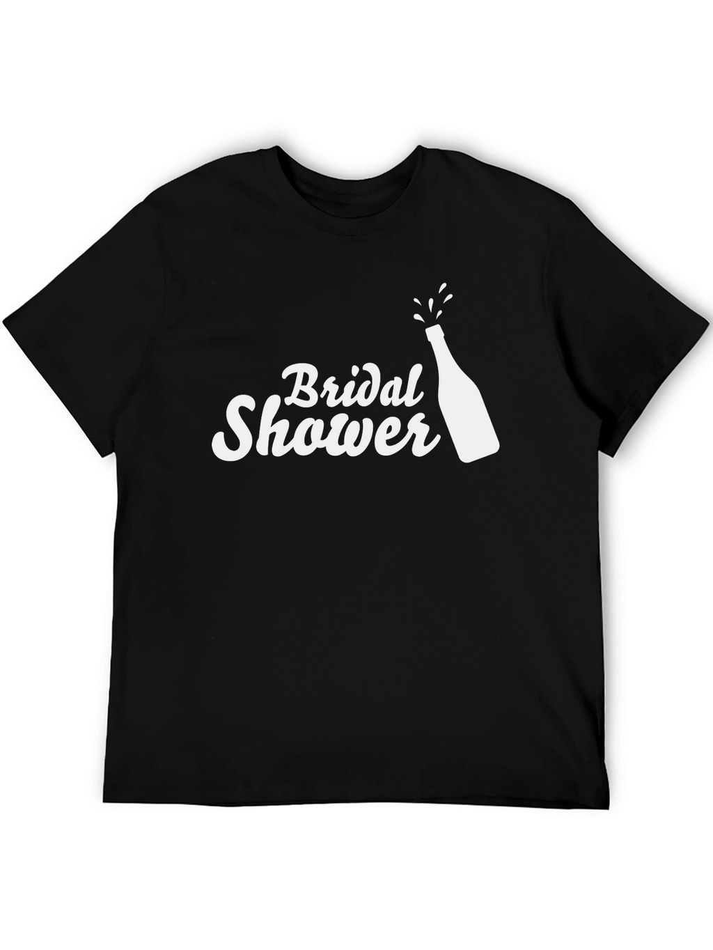 Bridal Shower Black T-Shirt