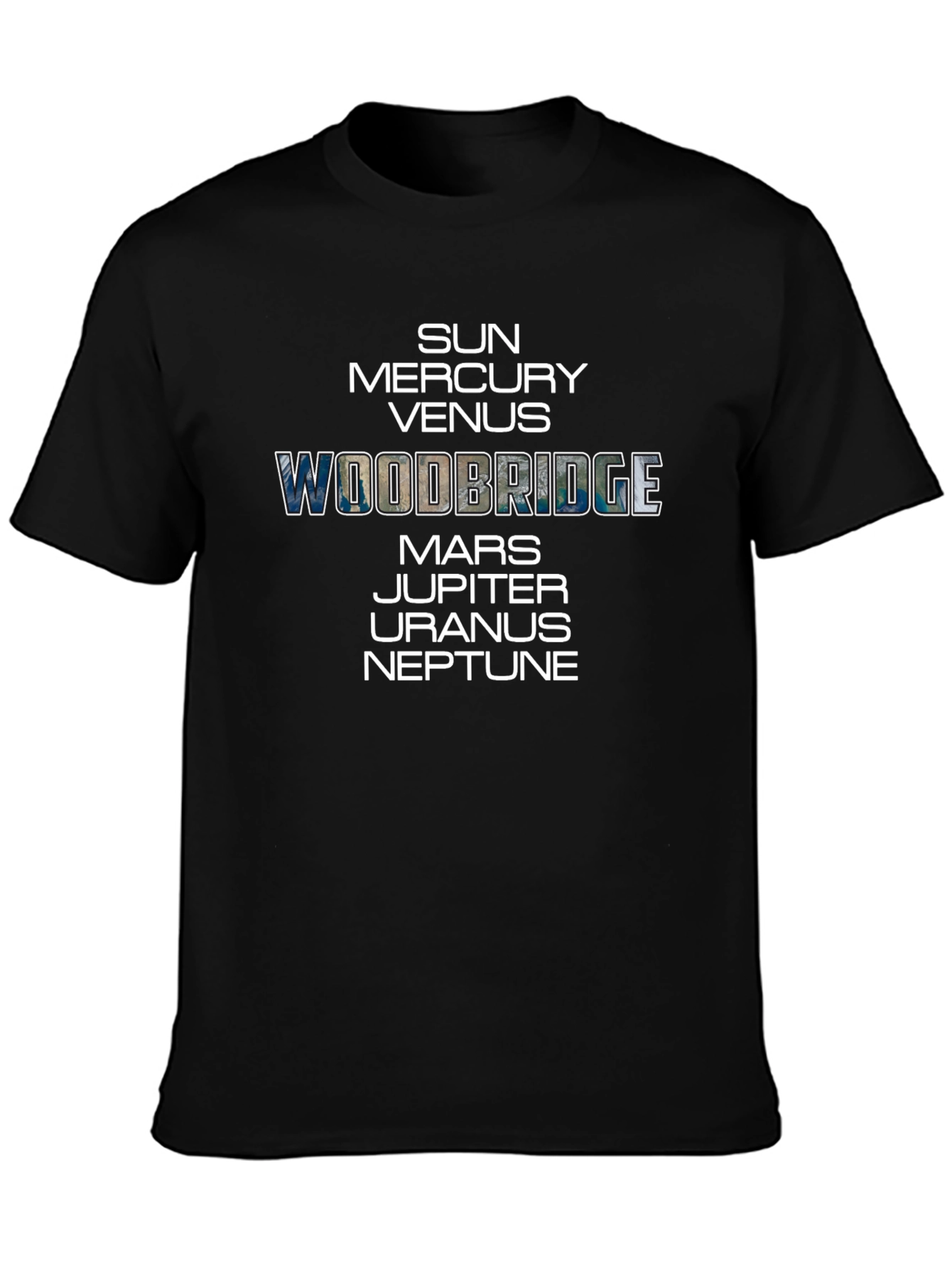 Woodbridge Planets T-Shirt - Space Fan Apparel