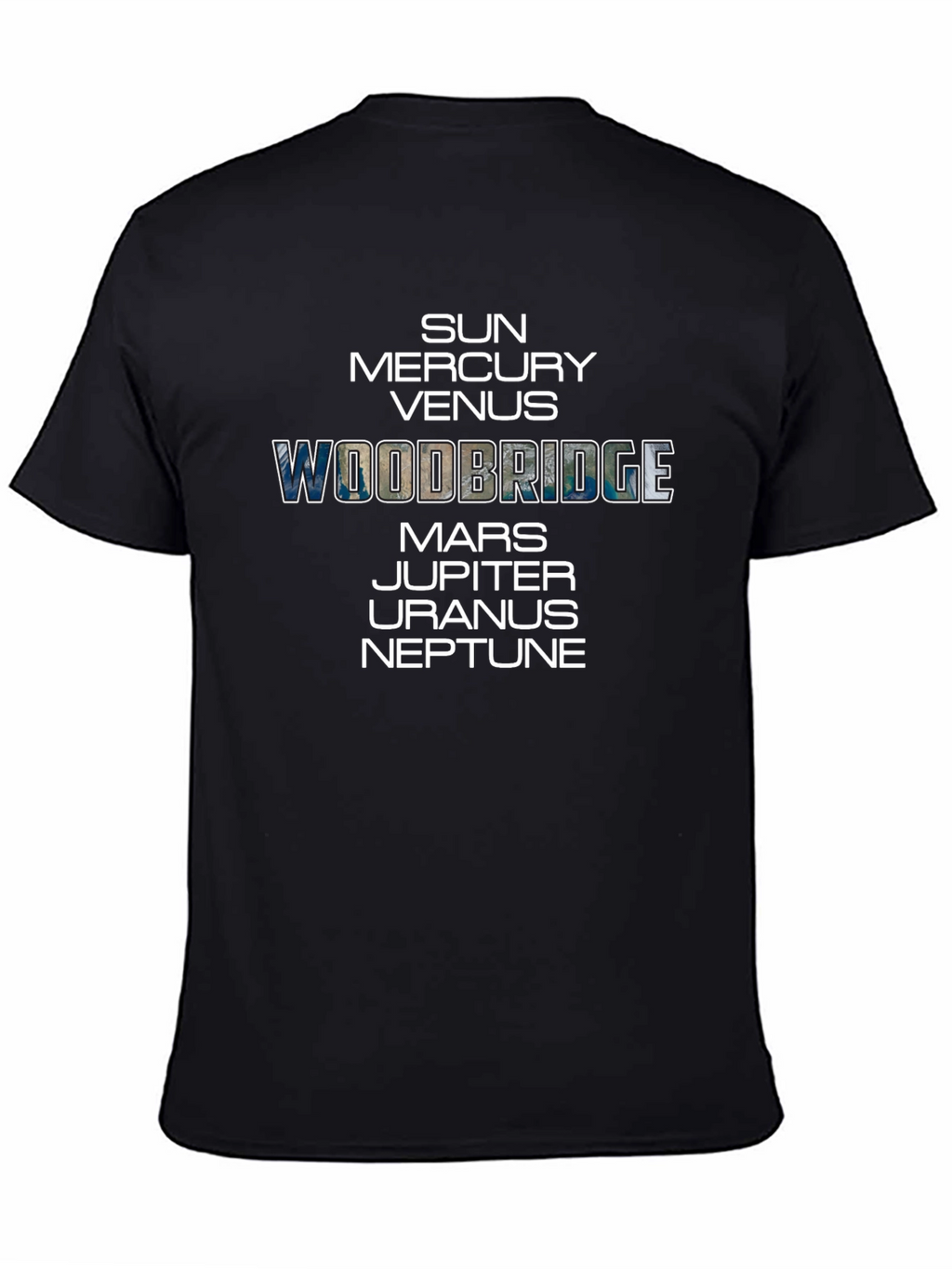 Woodbridge Planets T-Shirt - Space Fan Apparel