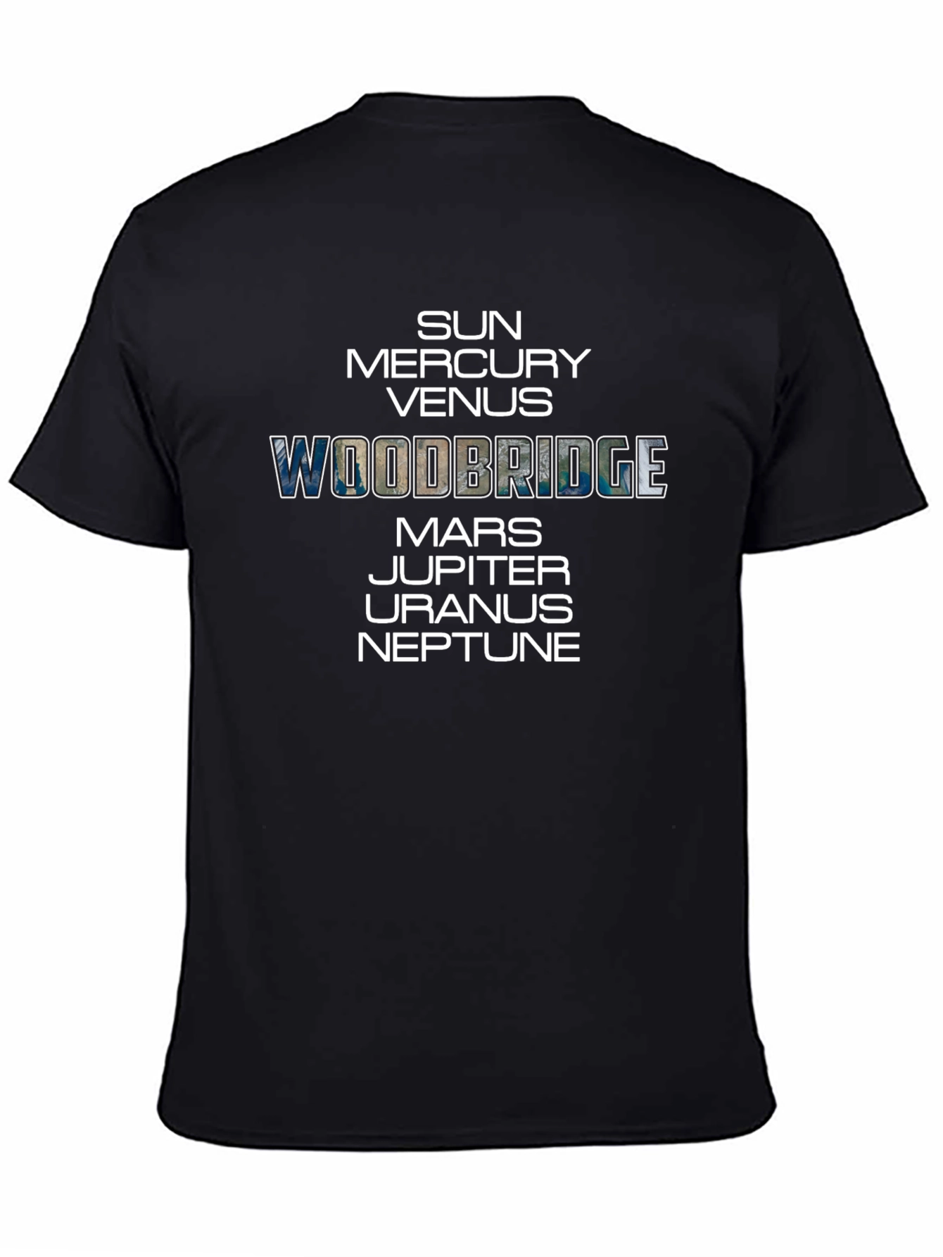 Woodbridge Planets T-Shirt - Space Fan Apparel