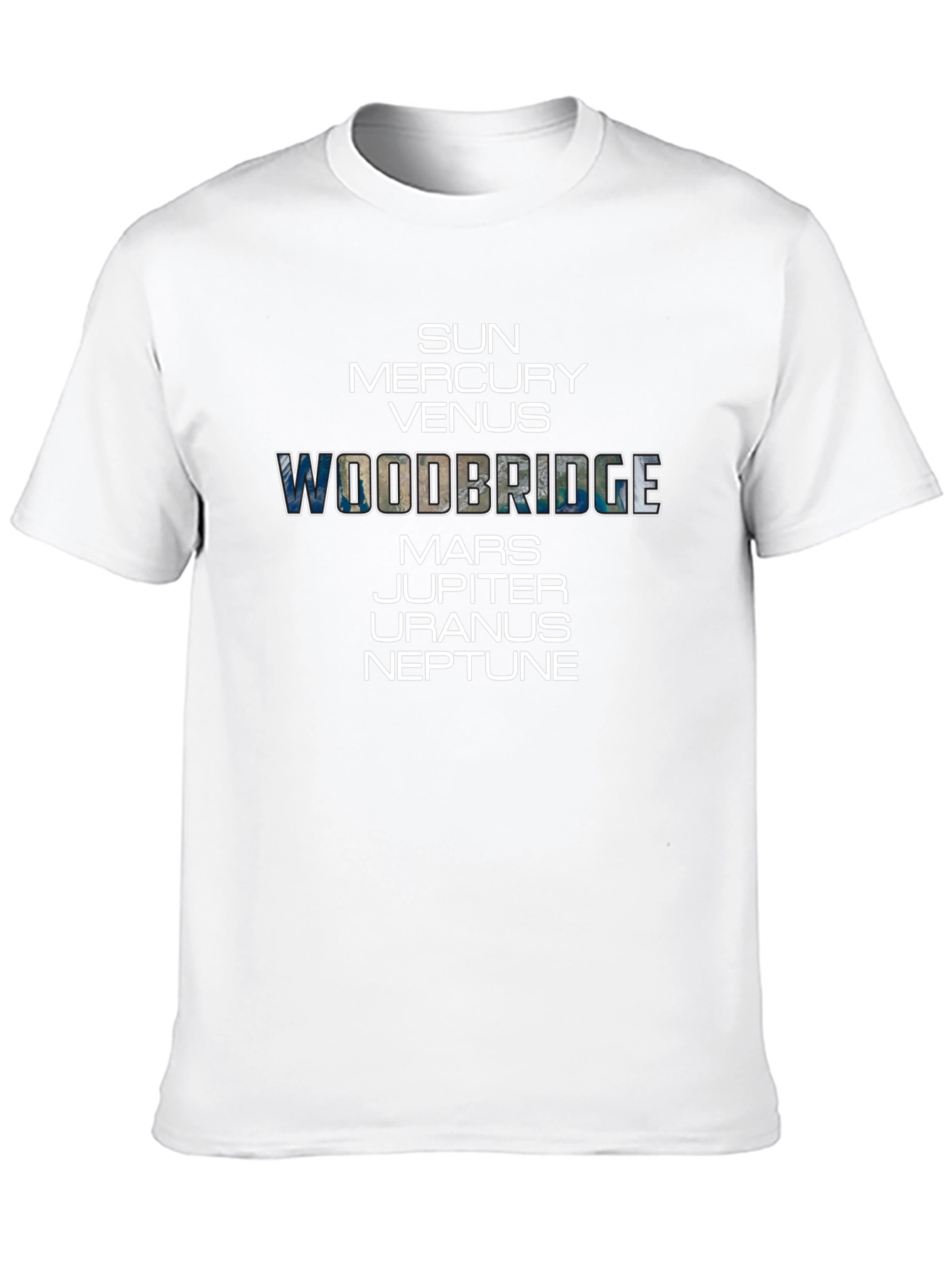 Woodbridge Planets T-Shirt - Space Fan Apparel