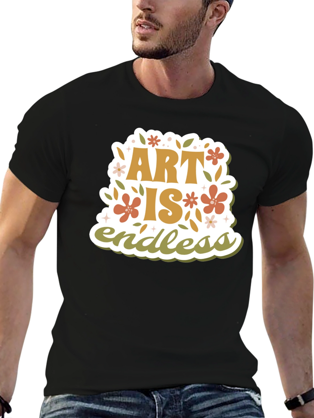 Art Is Endless Graphic T-Shirt