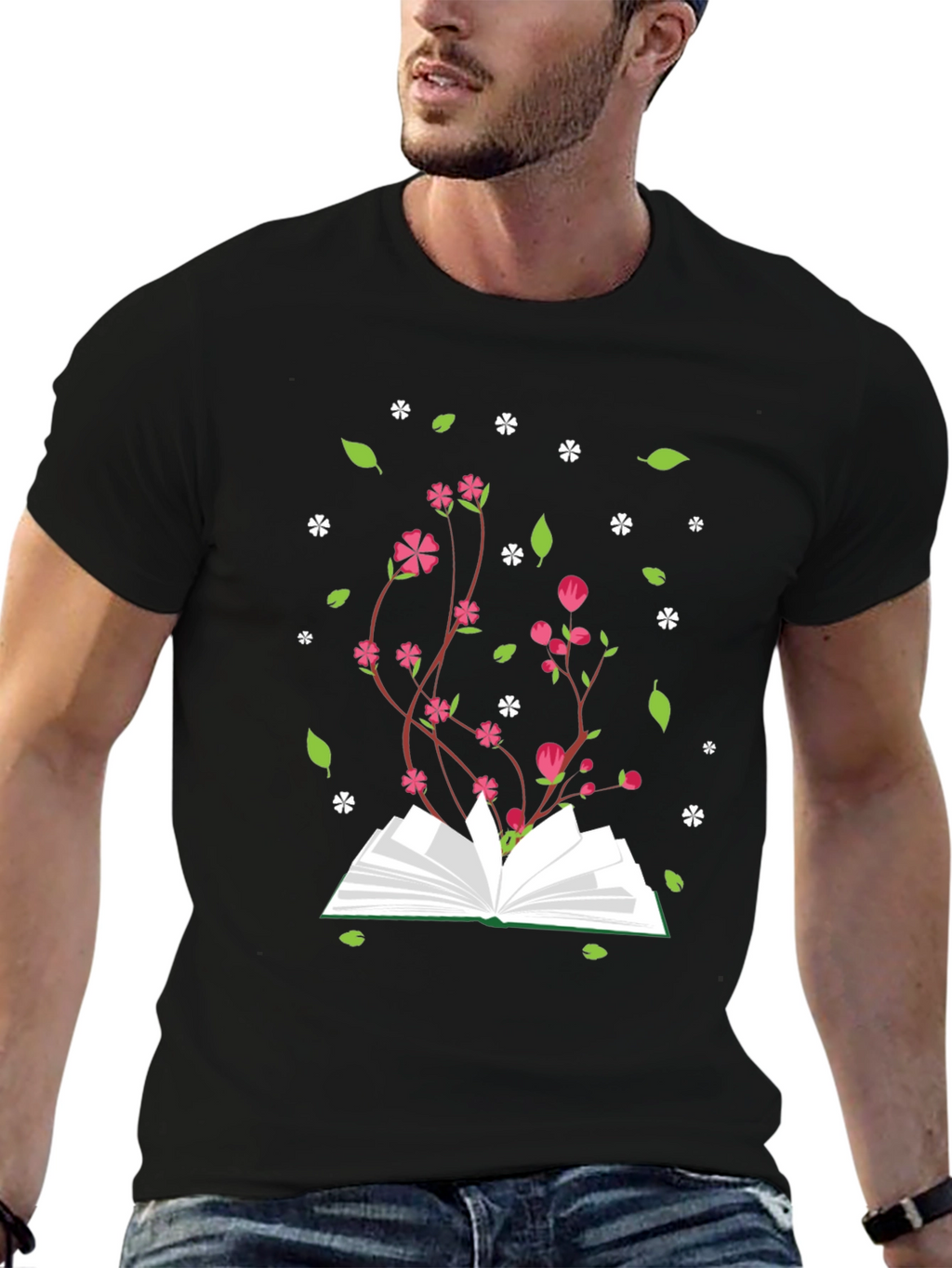 Blooming Book T-Shirt