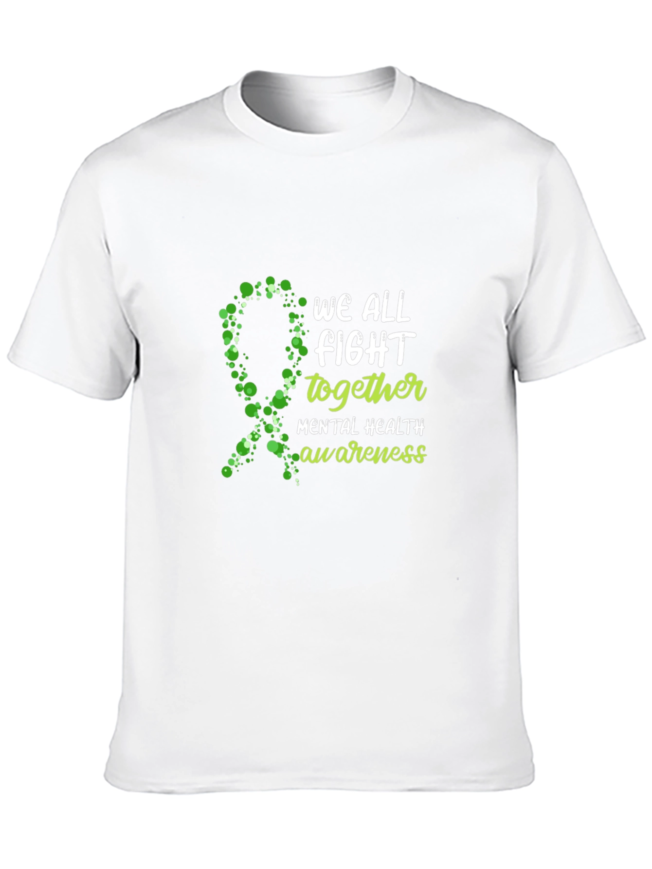 Mental Health Awareness T-Shirt: We All Fight Together Tee