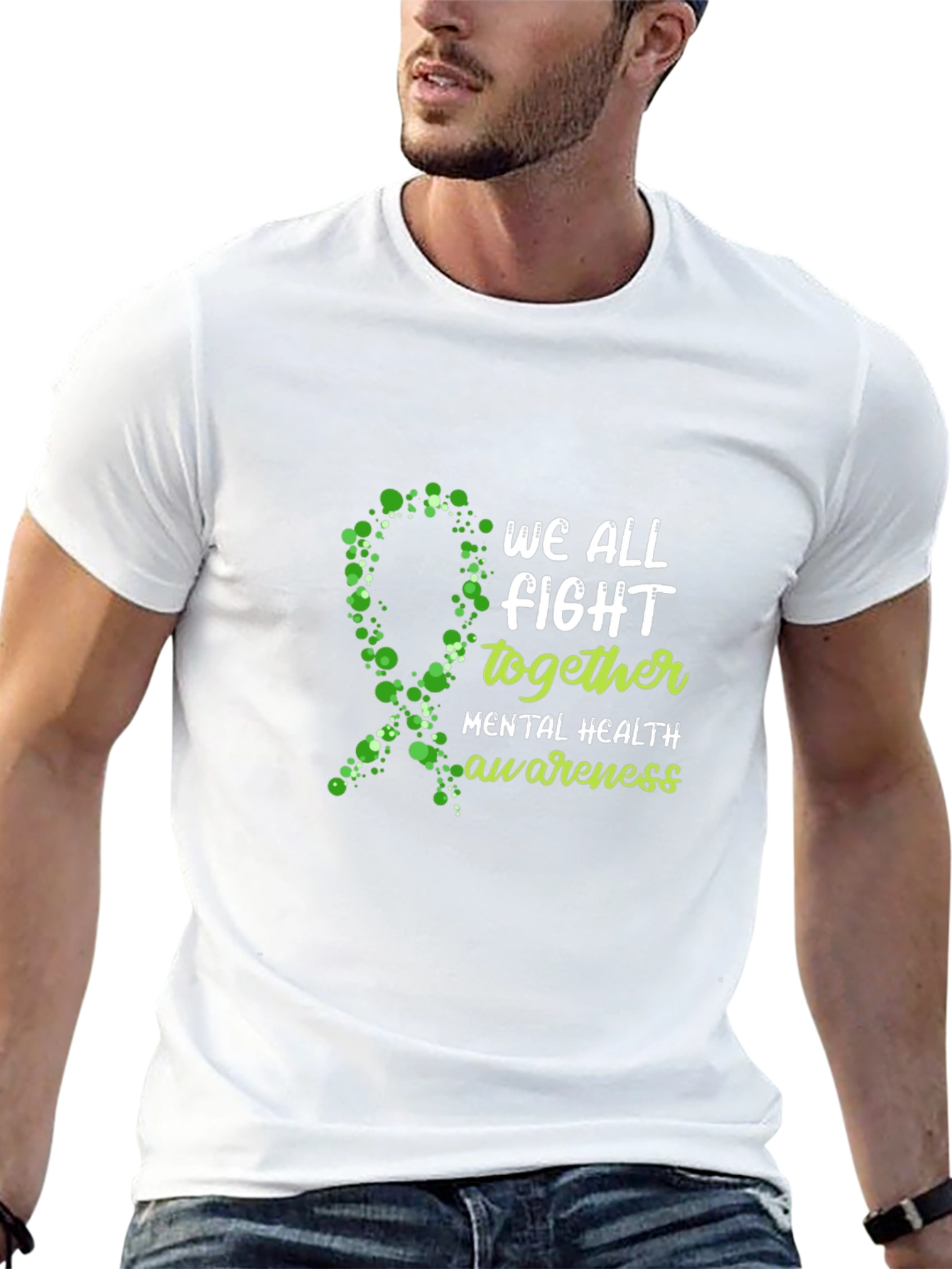 Mental Health Awareness T-Shirt: We All Fight Together Tee