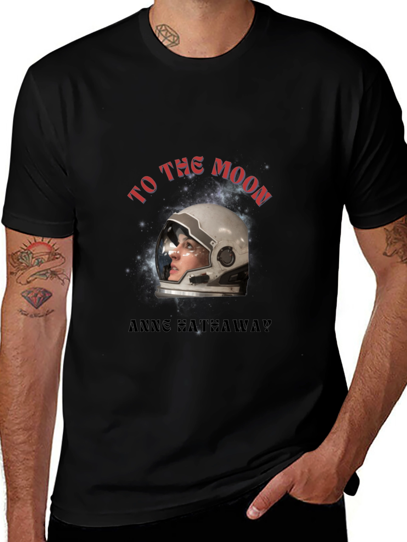 To The Moon Anne Hathaway T-Shirt