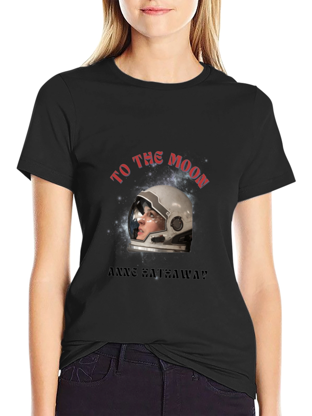 To The Moon Anne Hathaway T-Shirt