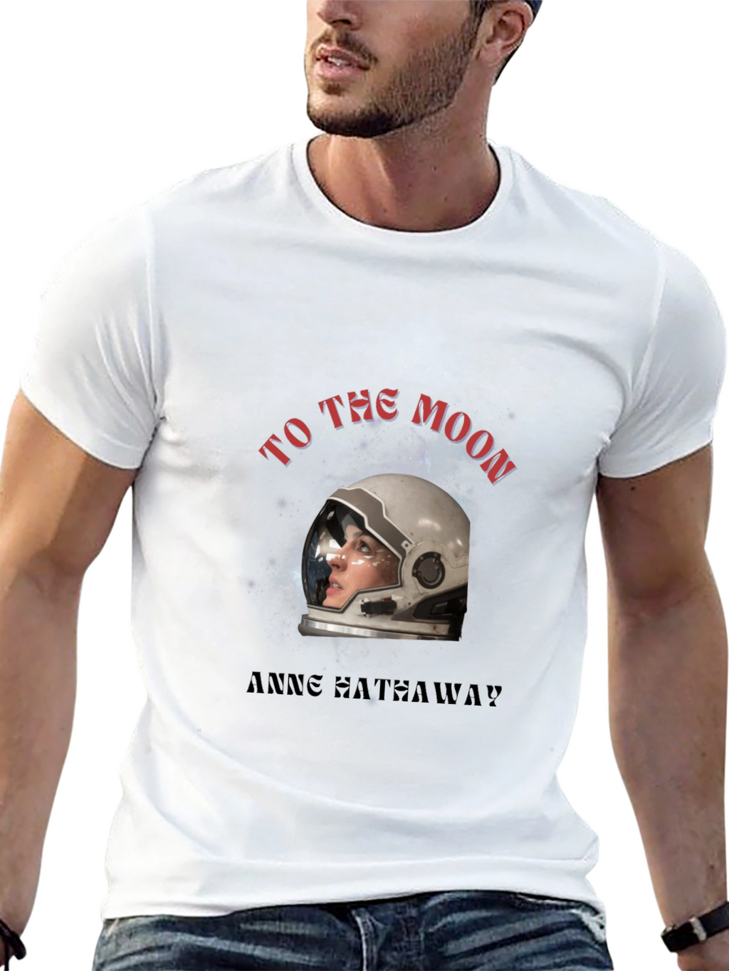 To The Moon Anne Hathaway T-Shirt