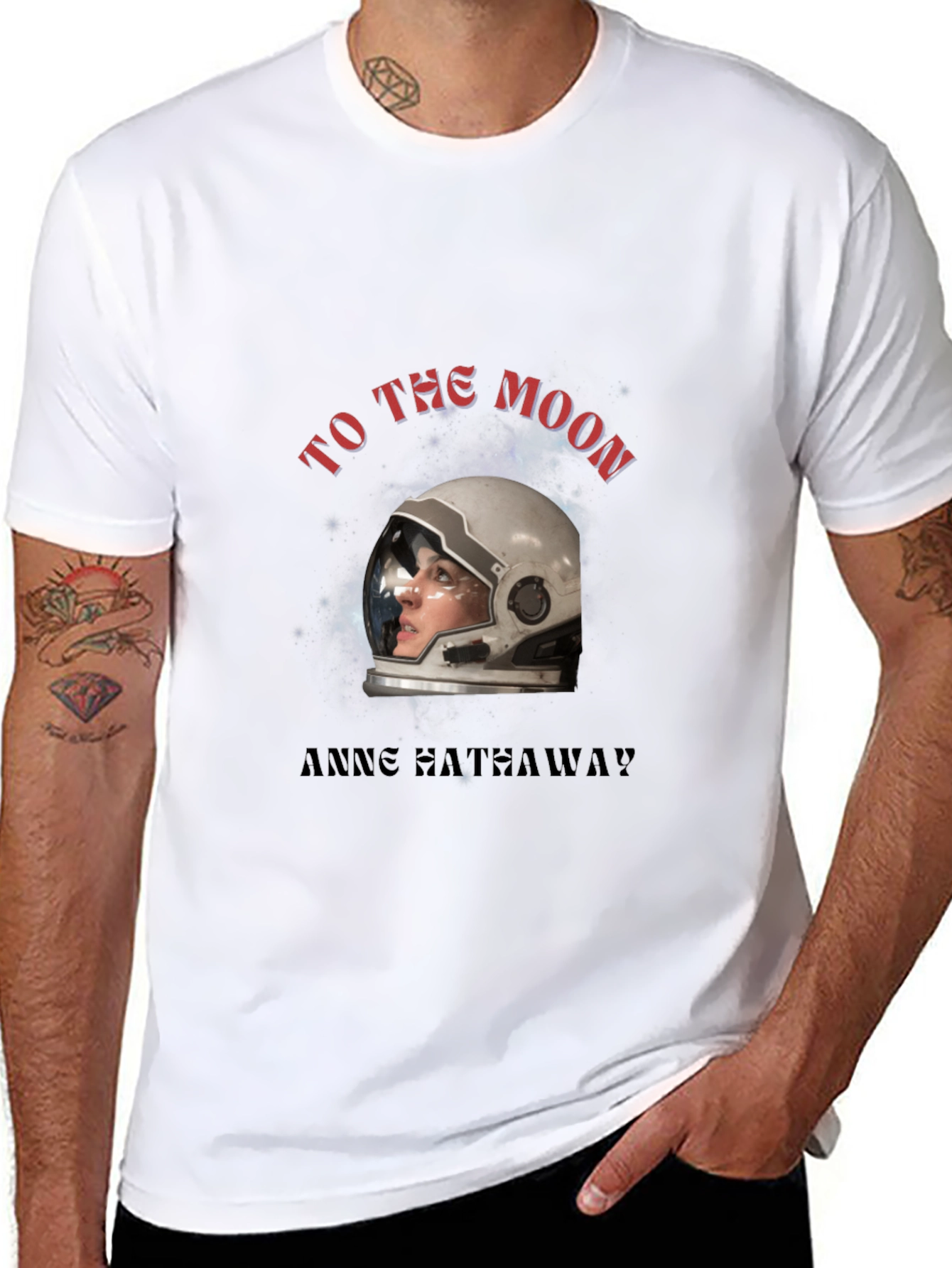 To The Moon Anne Hathaway T-Shirt