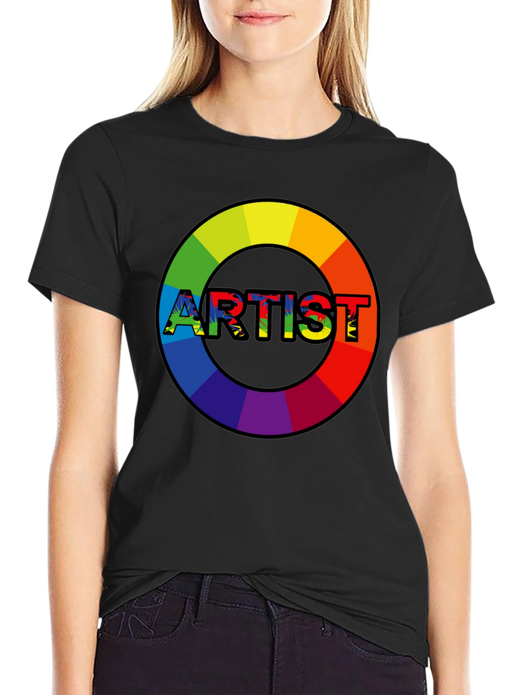 Rainbow Artist T-Shirt - Express Your Creativity!