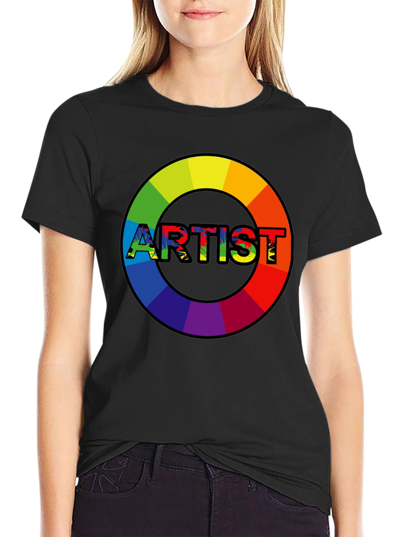 Rainbow Artist T-Shirt - Express Your Creativity!