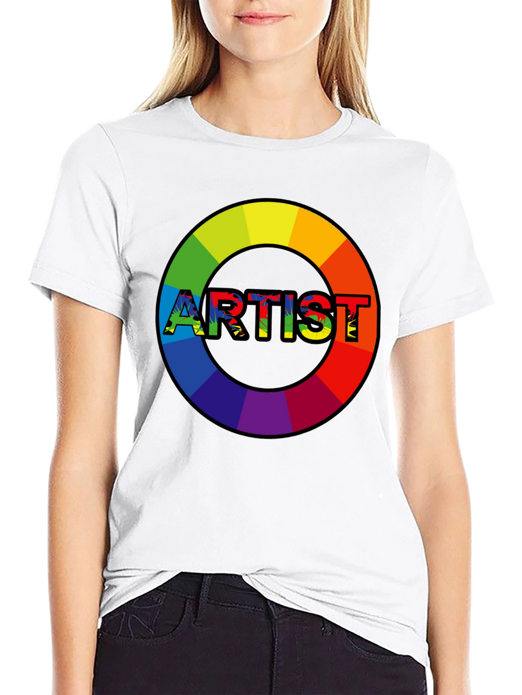 Rainbow Artist T-Shirt - Express Your Creativity!