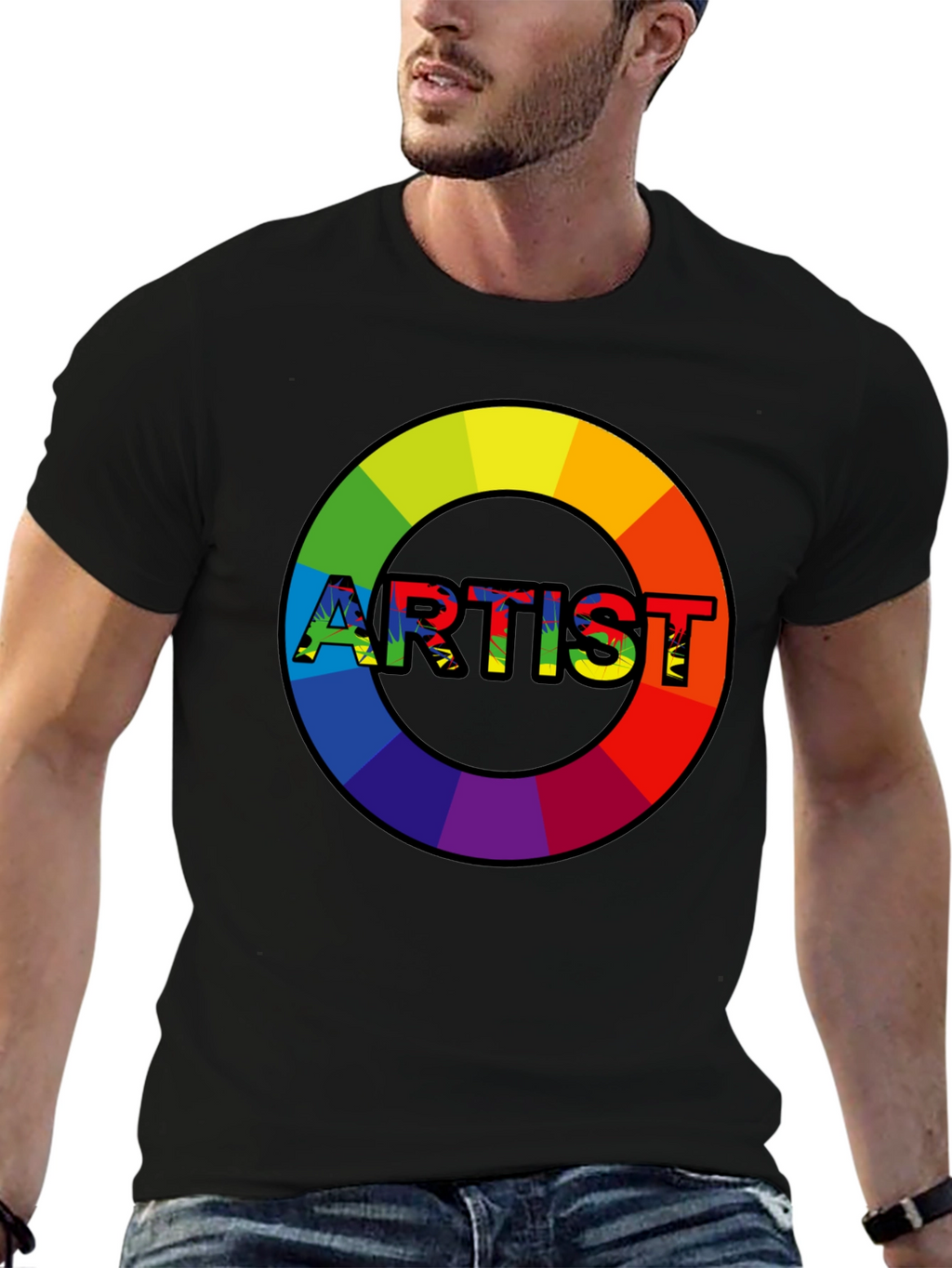Rainbow Artist T-Shirt - Express Your Creativity!