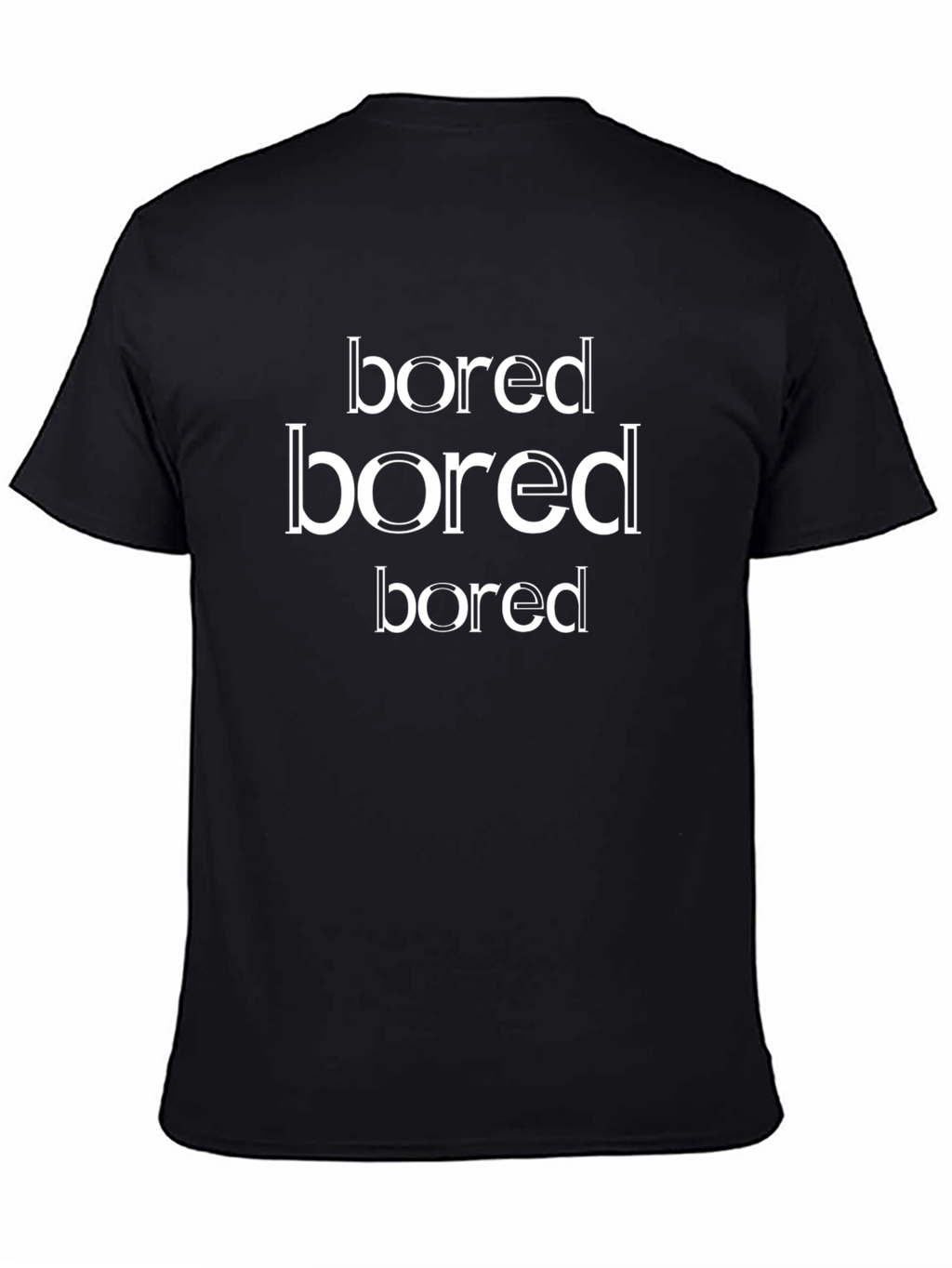 Bored T-Shirt - Mens Black Graphic Tee
