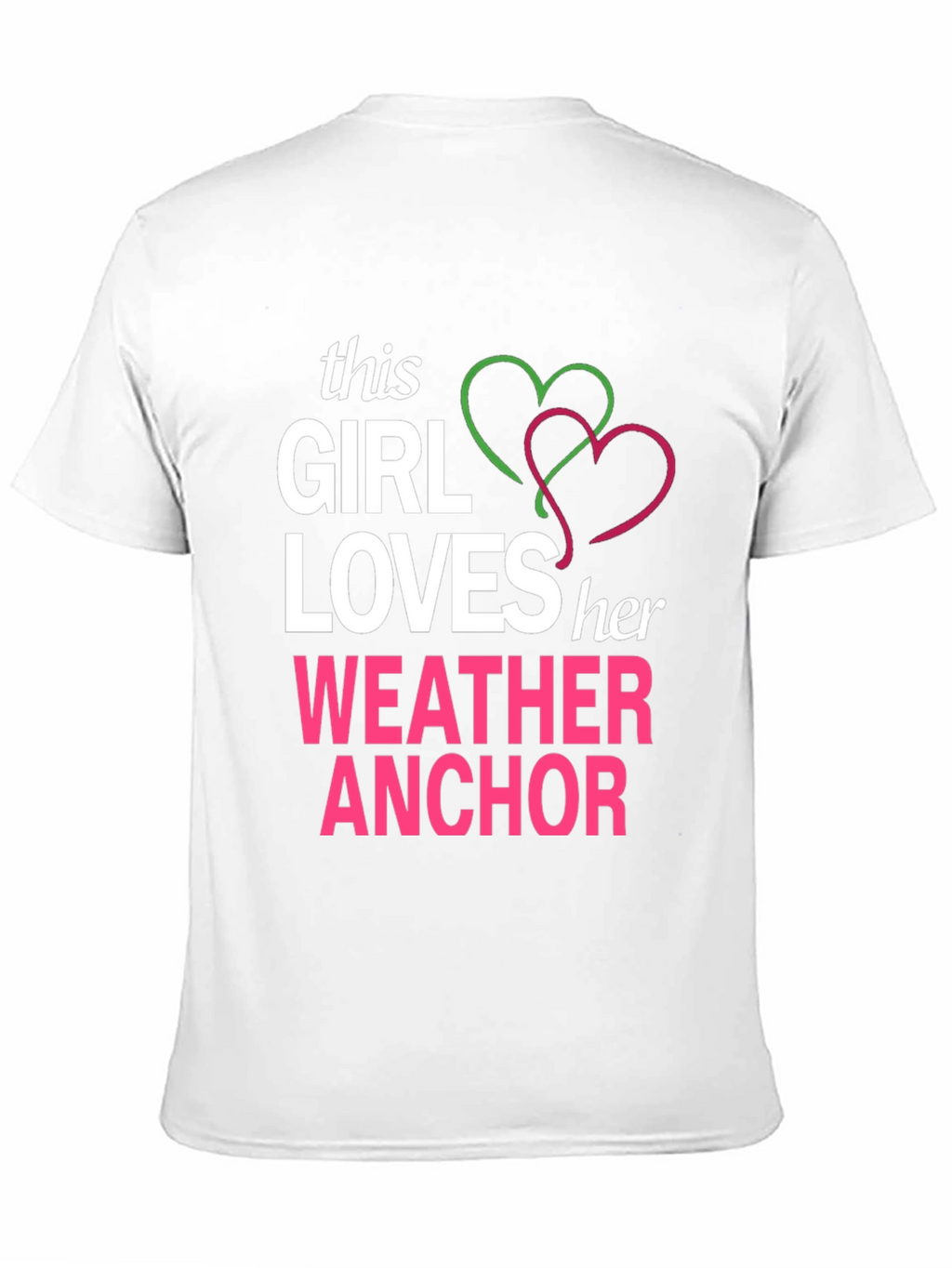 Weather Anchor Lover T-Shirt - Fun Gift
