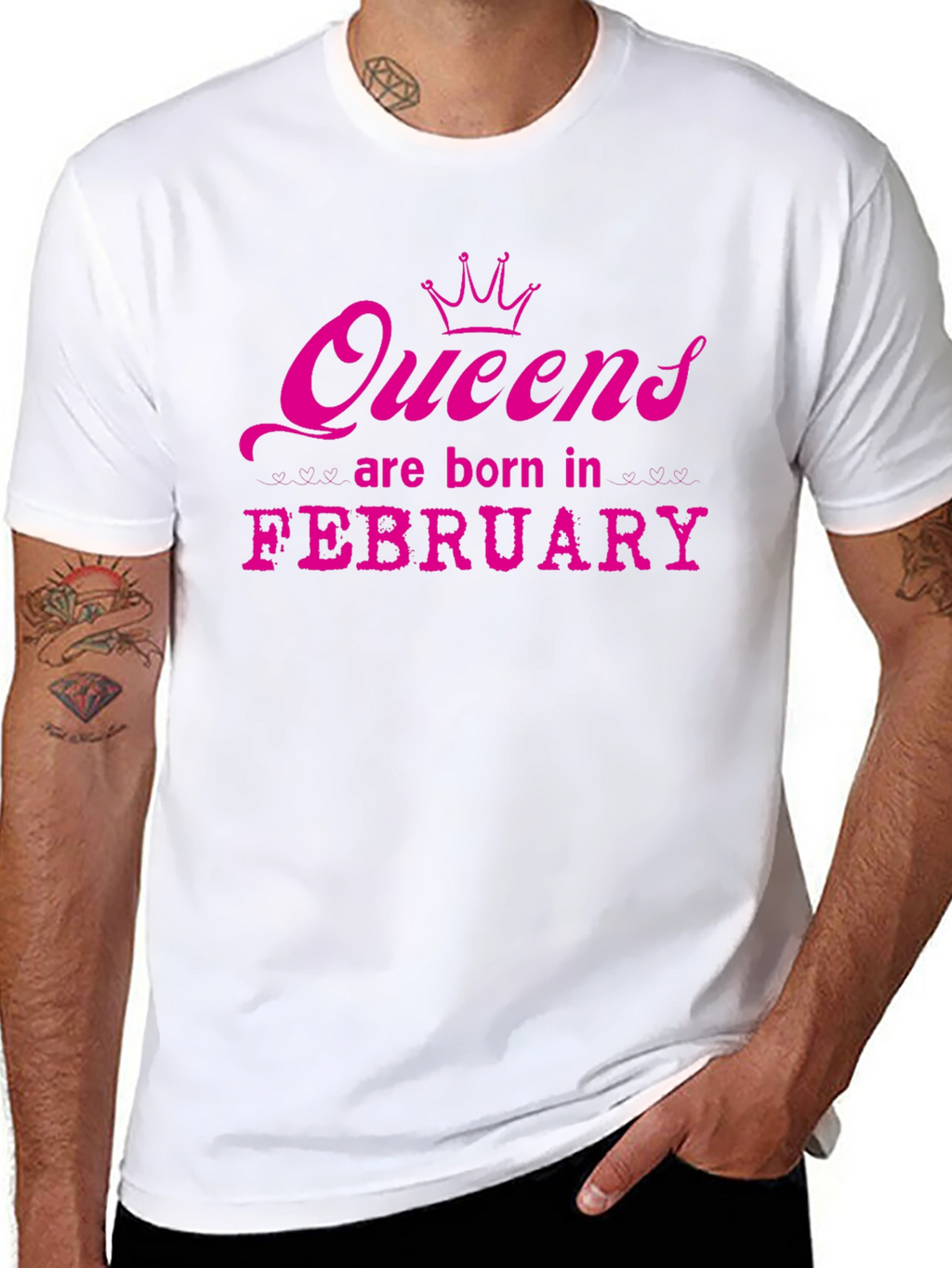 Queens Are Born in February T-Shirt