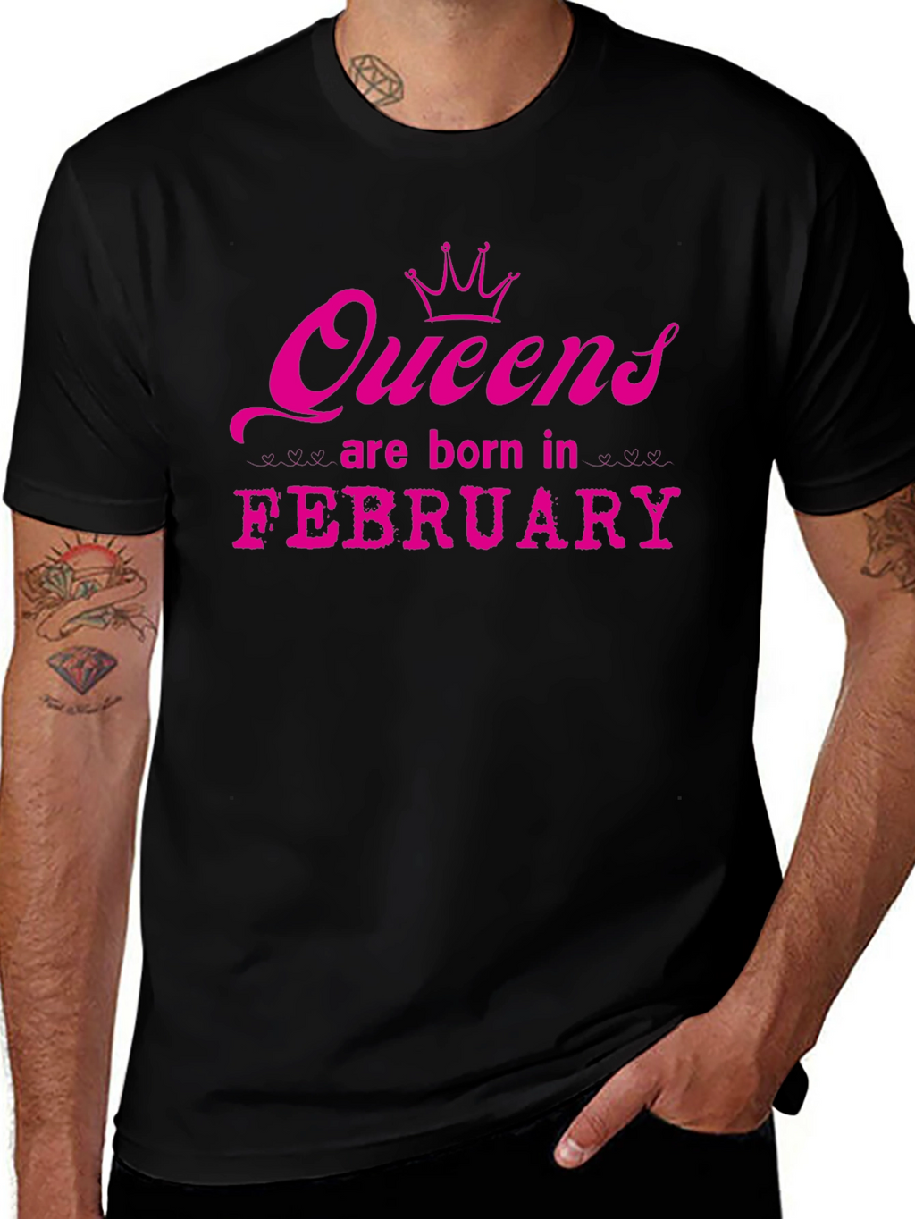 Queens Are Born in February T-Shirt