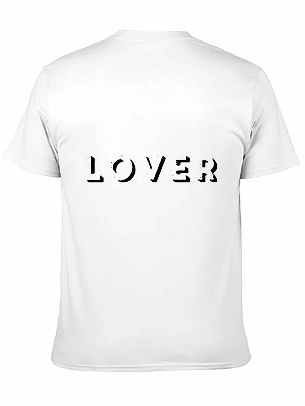 Mens Black Lover Graphic Tee Shirt