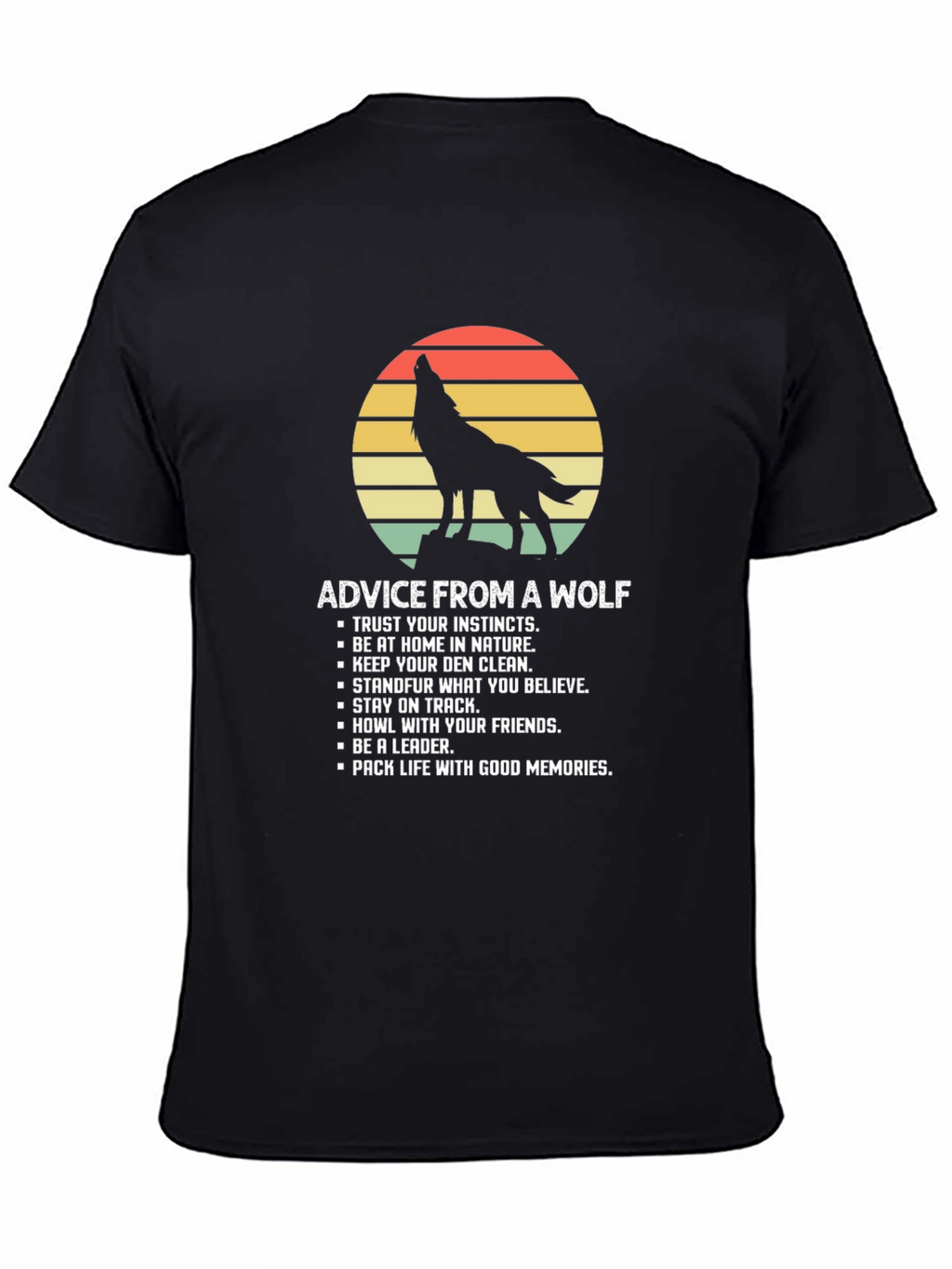 Advice From A Wolf Graphic T-Shirt