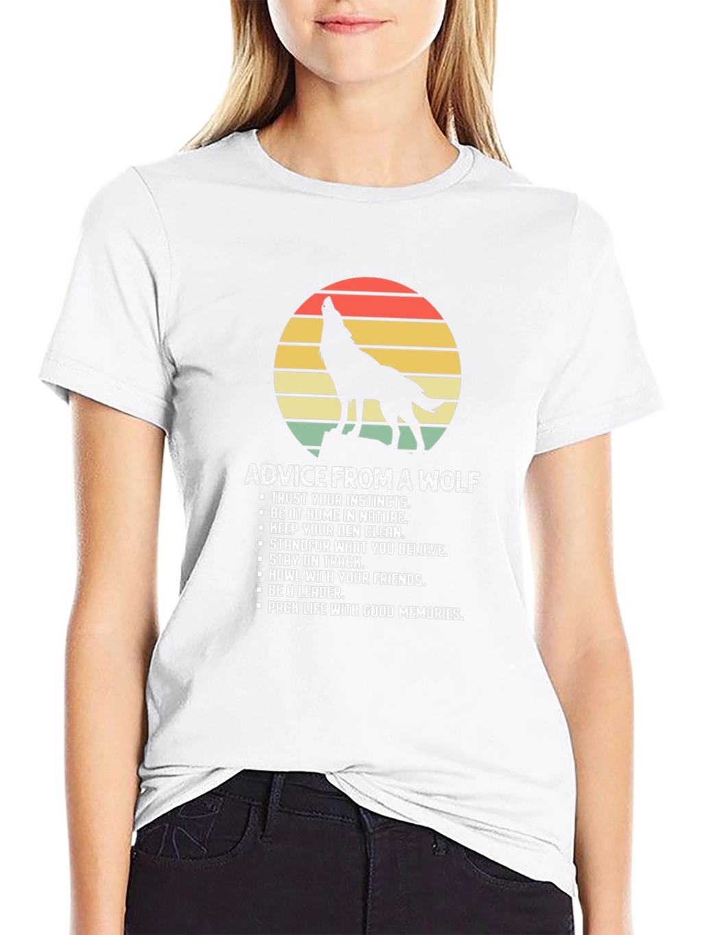 Advice From A Wolf Graphic T-Shirt