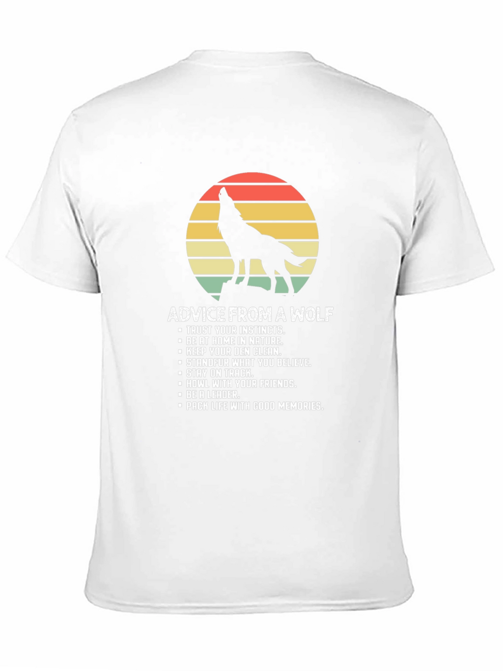 Advice From A Wolf Graphic T-Shirt