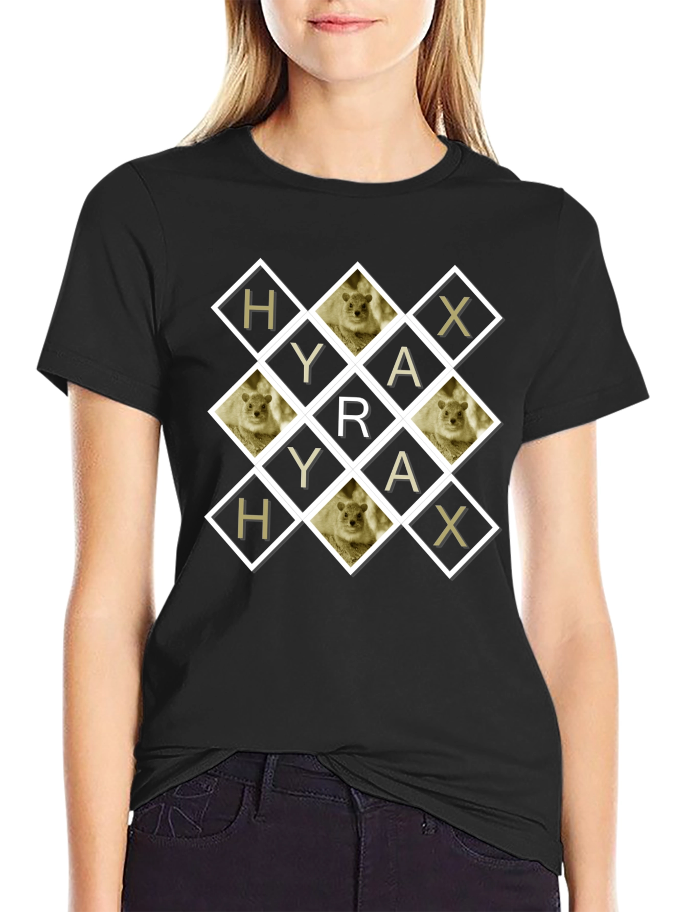 Hyrax Diamond Pattern T-Shirt
