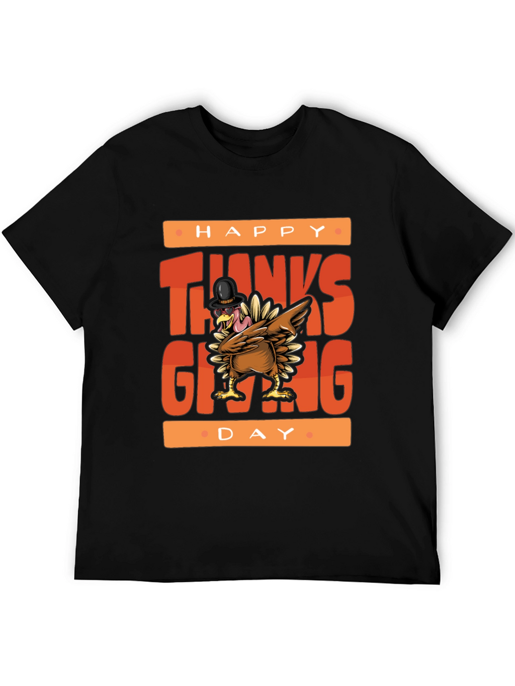 Happy Thanksgiving Turkey Graphic Tee