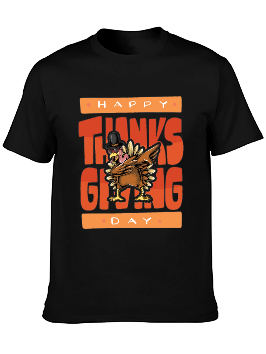 Happy Thanksgiving Turkey Graphic Tee