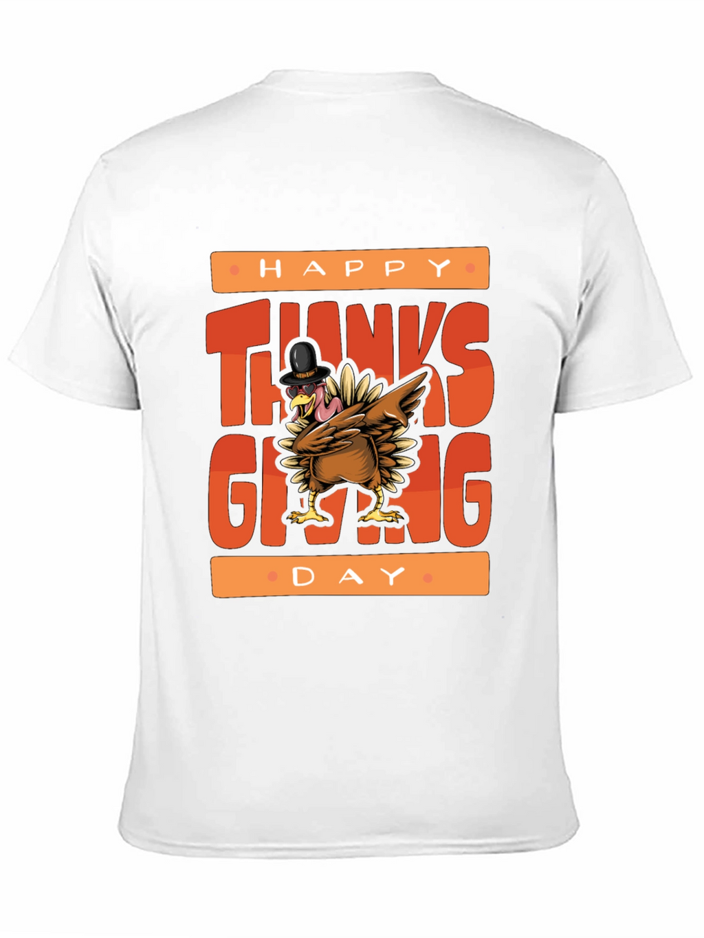 Happy Thanksgiving Turkey Graphic Tee
