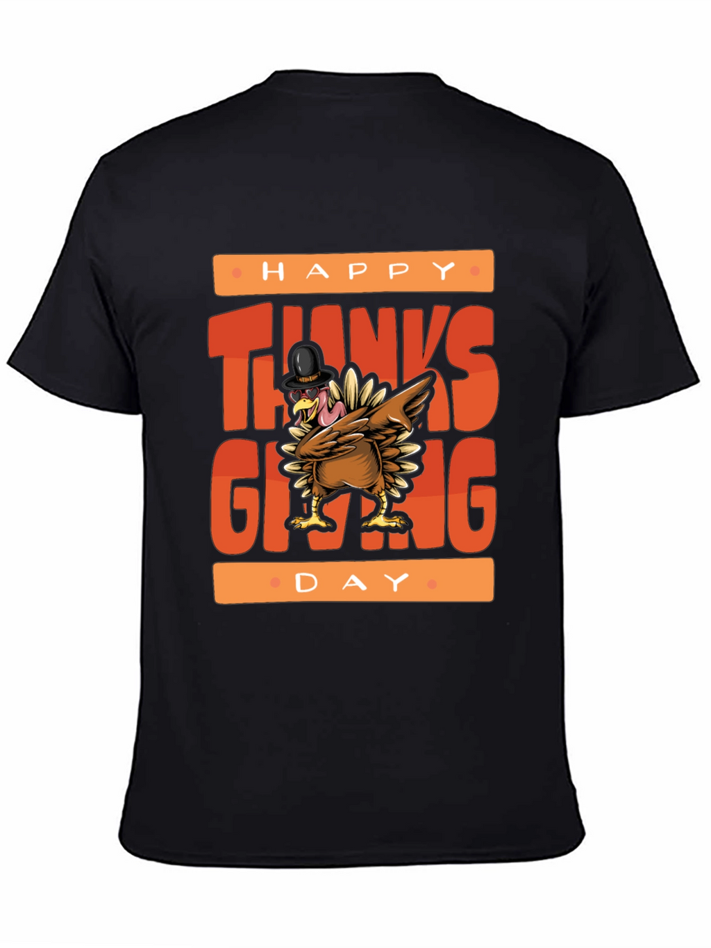 Happy Thanksgiving Turkey Graphic Tee