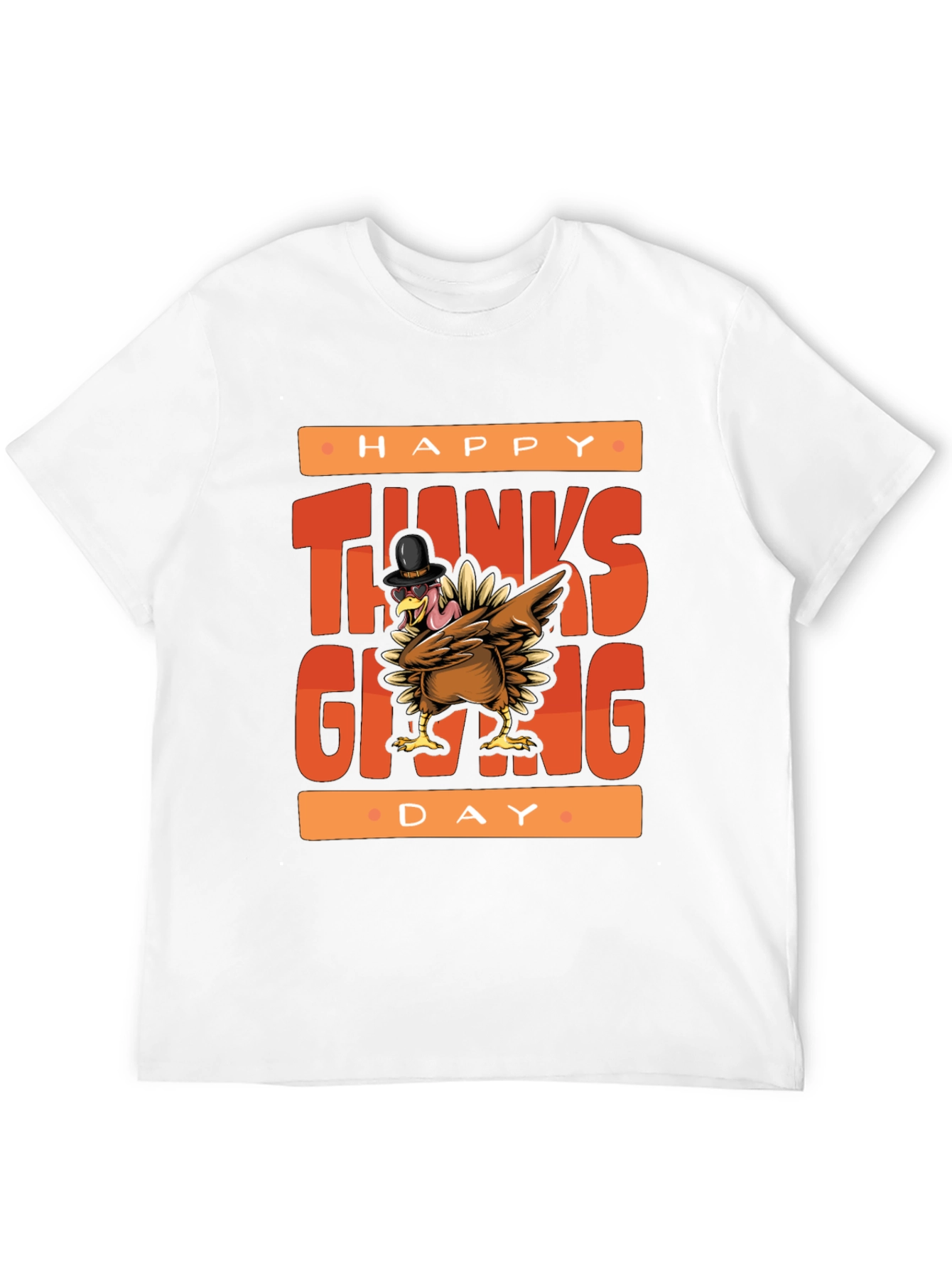 Happy Thanksgiving Turkey Graphic Tee