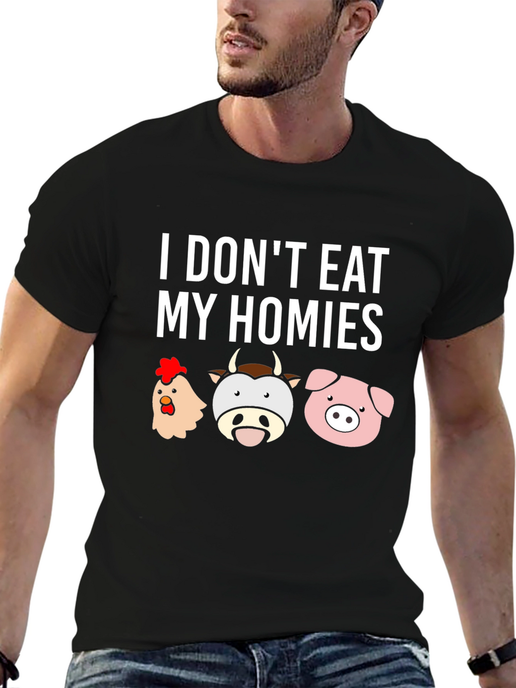 I Dont Eat My Homies Vegan T-Shirt