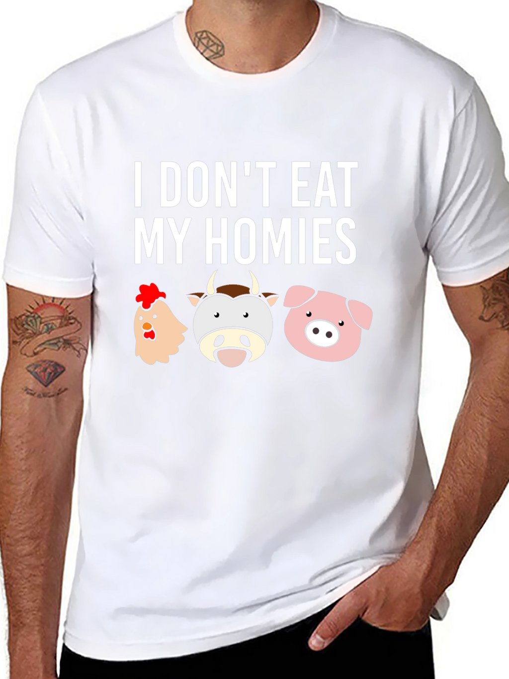 I Dont Eat My Homies Vegan T-Shirt