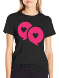 Love Chat Bubble T-Shirt - Black