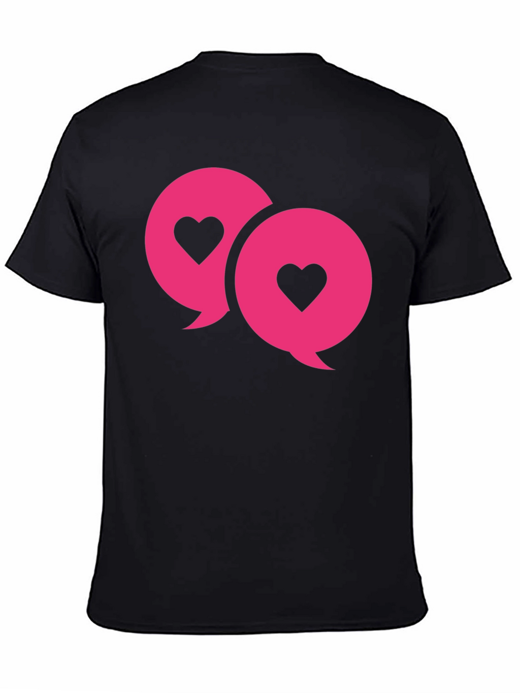 Love Chat Bubble T-Shirt - Black