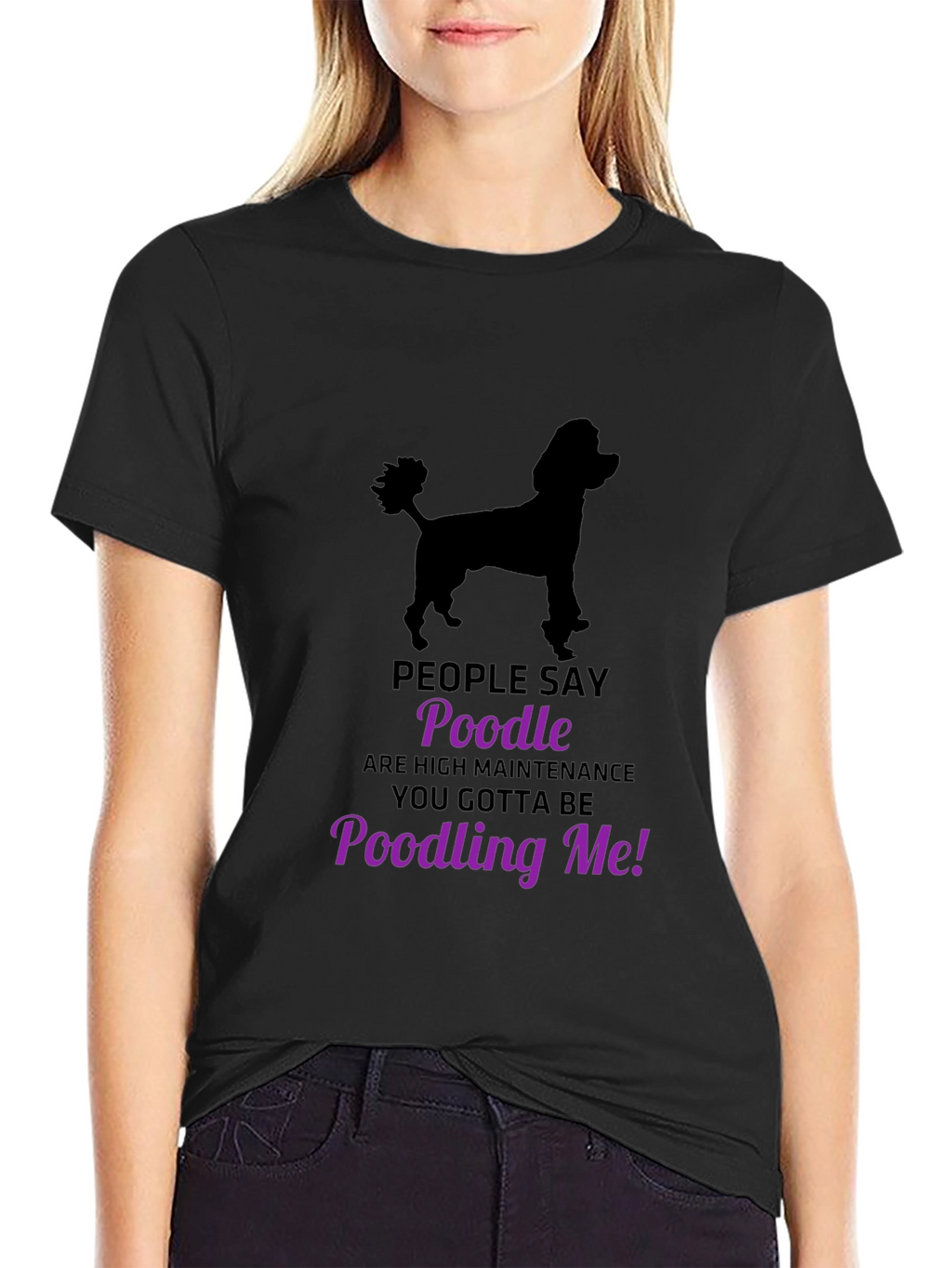 Poodle Lovers T-Shirt - Funny Poodling Me Graphic Tee