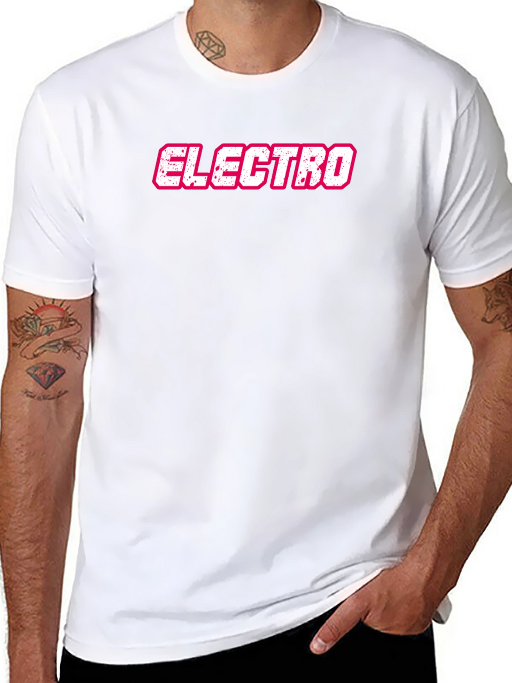 Electro Graphic Black T-Shirt - Mens Fashion Tee