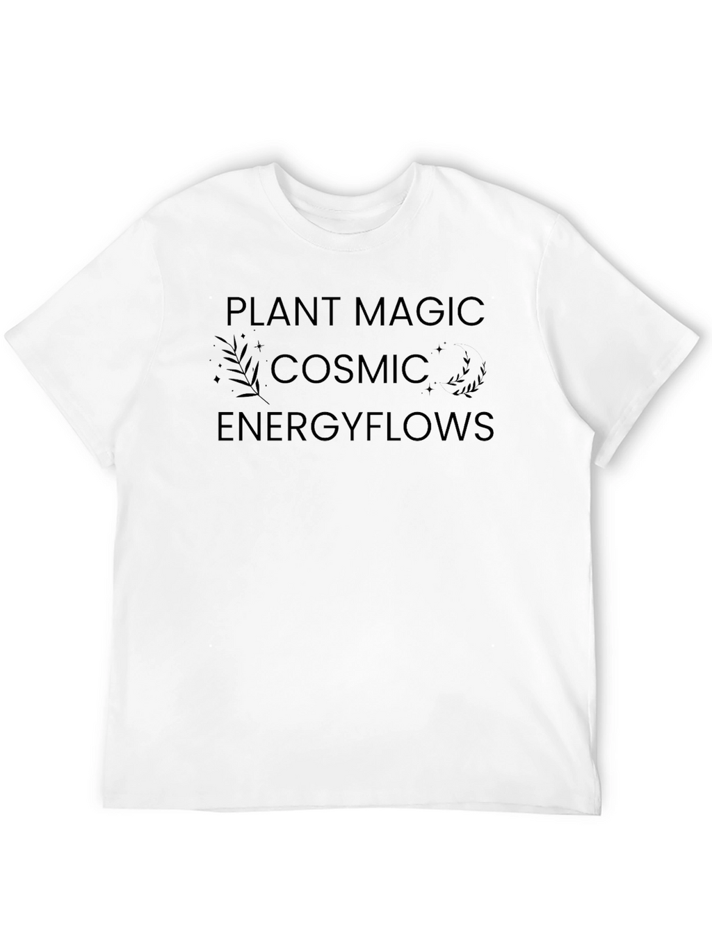 Plant Magic Cosmic Energyflows Graphic T-Shirt