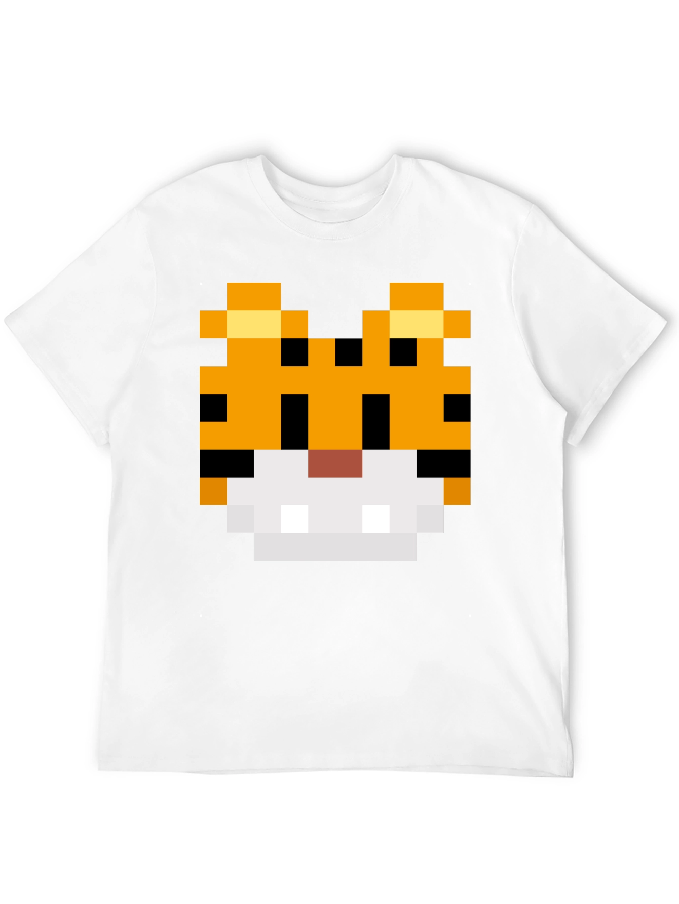 8-Bit Pixel Tiger Graphic Tee