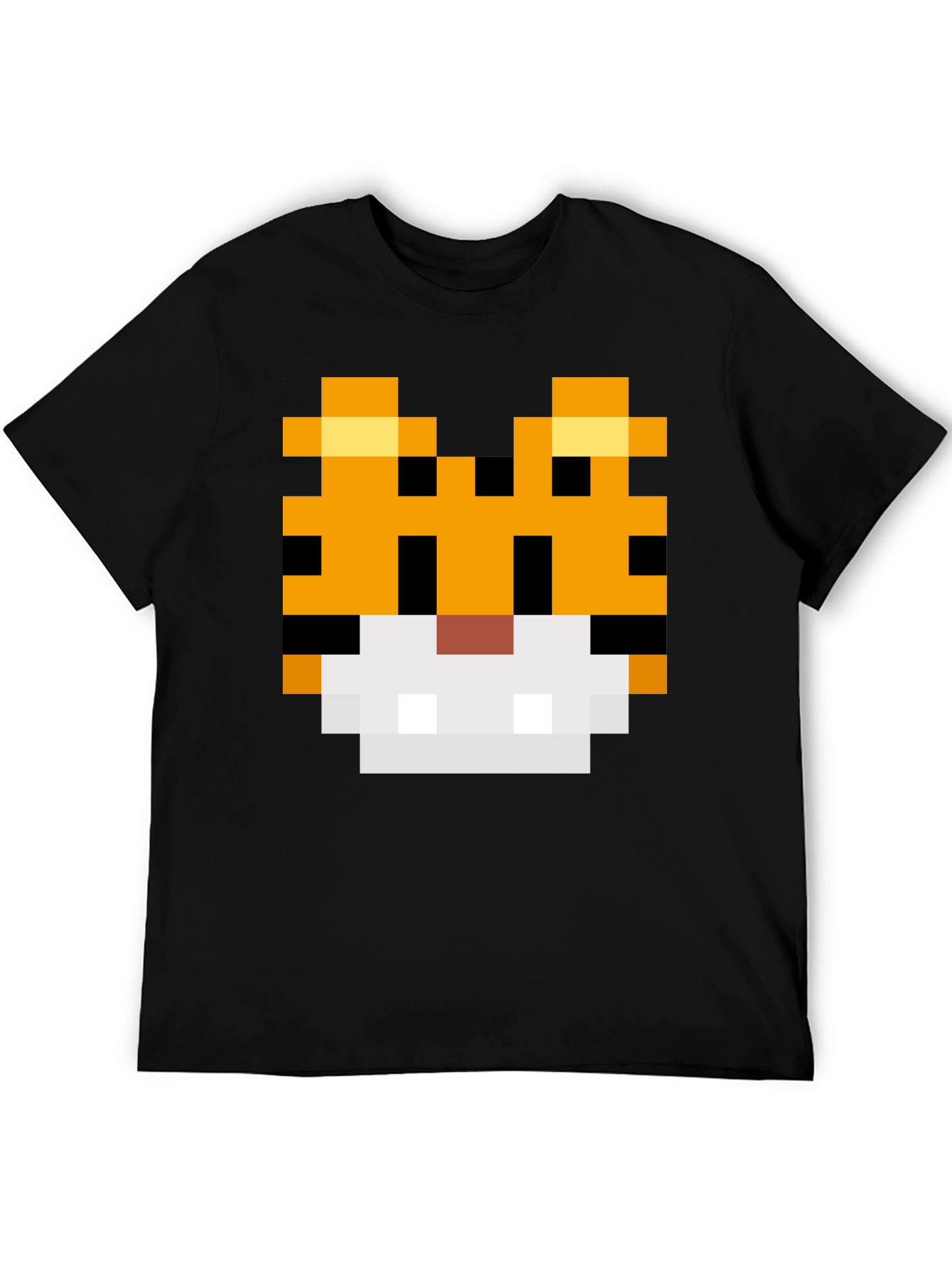 8-Bit Pixel Tiger Graphic Tee