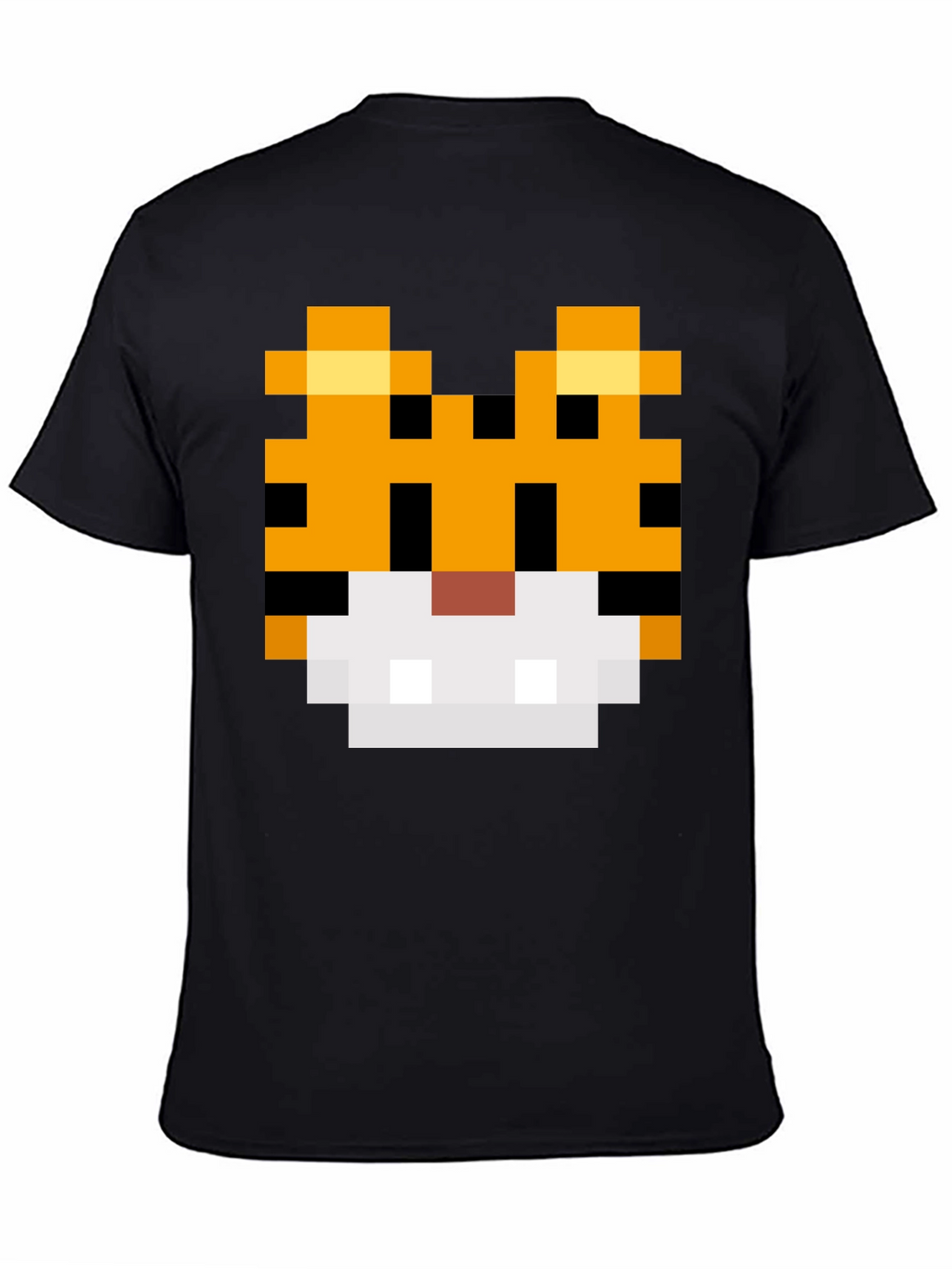 8-Bit Pixel Tiger Graphic Tee