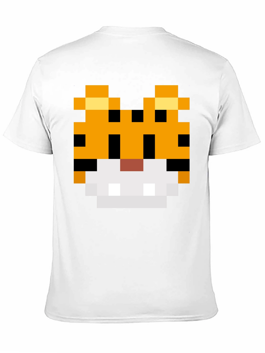 8-Bit Pixel Tiger Graphic Tee