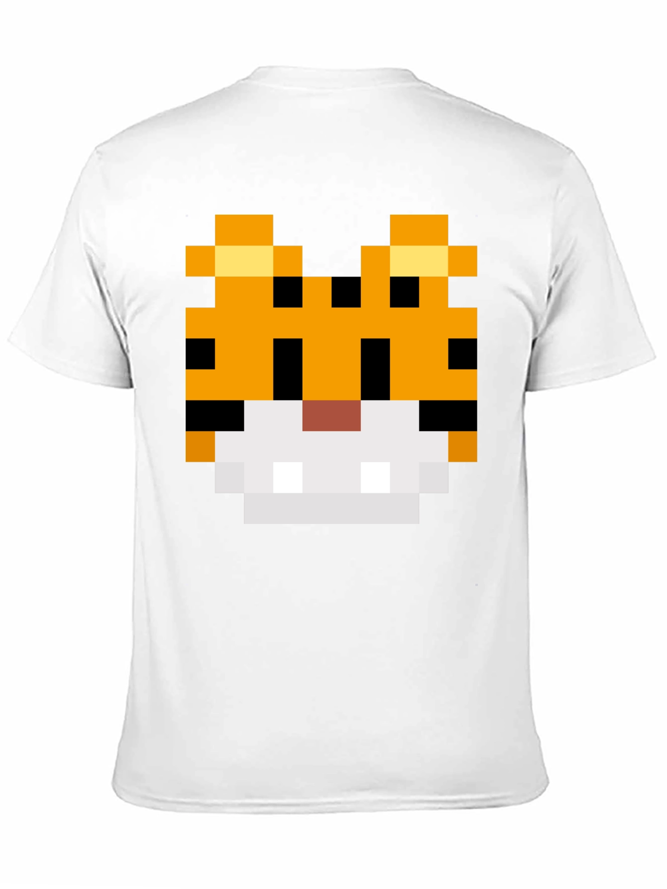 8-Bit Pixel Tiger Graphic Tee