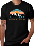Virginia Is Calling Retro Graphic T-Shirt